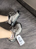 悍途（HUMTTO）防滑登山鞋女舒適減震戶外徒步鞋加絨保暖棉鞋 米灰常規(guī) 36  曬單實拍圖