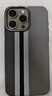 途兮新款大孔碳纖維紋適用蘋果15Promax手機(jī)殼iPhone14pro超薄PC硬殼13凱夫拉紋12高級(jí)16pro保護(hù)套 大孔金屬鏡頭【磁吸款-灰色-黑白豎條】夜光碳纖維紋 iPhone 16pro 曬單實(shí)拍圖