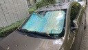 佳百麗汽車遮陽擋前擋風玻璃防曬隔熱遮陽板車用遮陽簾鐳射遮陽擋車窗 曬單實拍圖