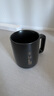 炊大皇馬克杯陶瓷杯茶杯經(jīng)典黑白泡茶杯咖啡杯早餐杯果汁水杯 黑色420ml 曬單實拍圖