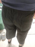 花花公子（PLAYBOY）短褲男夏季男士七分褲子寬松休閑純棉工裝大碼中褲 黑色 XL  曬單實(shí)拍圖