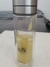 XKJ德國車載按壓式一鍵開蓋保溫杯男司機高檔水杯316不銹鋼茶水分離 全新升級長網(wǎng)—【雙層玻璃杯】 400ml 曬單實拍圖
