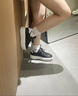 UIWI 德訓鞋真皮厚底增高小白鞋板鞋女百搭新款輕便透氣休閑運動(dòng)鞋 復古白U118 38 （建議拍大一碼） 曬單實(shí)拍圖