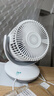 夏普（SHARP)小風(fēng)鈴空氣循環(huán)扇電風(fēng)扇家用小型桌面臺(tái)式宿舍臥室辦公室靜輕音抑菌扇葉搖頭臺(tái)扇PJ-CA230B-A 曬單實(shí)拍圖
