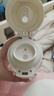 春季高顏值塑料水杯防摔耐高溫吸管杯子雙飲大容量學生男女 粉色 530ml 1個 曬單實拍圖