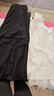皮爾卡丹（pierre cardin）白色蝴蝶結(jié)襯衫女長袖春秋大學(xué)生公務(wù)員教資職業(yè)正裝面試套裝裙子 白色襯衫+黑色半身裙【套裝】 2XL 【建議140-155斤】 曬單實拍圖
