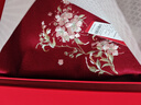 上海故事新款櫻絡(luò )刺繡女士100%羊毛圍巾送長(cháng)輩媽媽生日禮物女秋冬圍脖披肩 曬單實(shí)拍圖