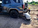 川普拖車?yán)K汽車越野車拖車帶牽引拉車?yán)K帶U型鉤加厚應(yīng)急救援繩suv專用 6米12噸+兩個(gè)中鉤+手提包 曬單實(shí)拍圖