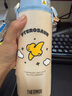 膳魔師兒童保溫學生直飲水杯小恐龍水壺真空不銹鋼水杯500ml藍 曬單實拍圖