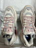 FILA FUSION 斐樂趙露思同款女鞋硬糖新款厚底休閑厚底老爹鞋運(yùn)動鞋 【貓爪】奶白/薄霧灰-GC 35.5 曬單實(shí)拍圖