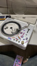 熊貓（PANDA）CD-67 CD機音響一體式 CD播放機 音樂專輯播放器 發(fā)燒級高音質(zhì)家用桌面藍牙唱片機 七夕情人節(jié)禮物 白色禮品版+充電頭+代寫賀卡 曬單實拍圖