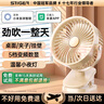 STIGER【支持米家App智能風(fēng)控】桌面小風(fēng)扇空氣循環(huán)夾子扇宿舍學(xué)生臺(tái)面辦公室USB冷小風(fēng)扇渦輪迷你電風(fēng)扇 充電版米白【4000M長(zhǎng)續(xù)航】五檔循環(huán)風(fēng)丨可掛可立 25年頂配款丨已售6000+ 曬單實(shí)拍圖