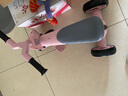 貝趣兒童三輪車自行車1-3-6歲腳踏車寶寶平衡車嬰兒幼兒2歲小孩童車 洛珊粉【燈光音樂+防側(cè)翻】 滑步滑行車生日六一兒童節(jié)禮物 曬單實(shí)拍圖