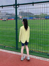 moonkids童裝女童運動(dòng)套裝戶(hù)外防曬衣2025夏季新款兒童速干短褲夏裝訓練服 19690黃色防曬T恤 【UPF50+】 130 cm 曬單實(shí)拍圖