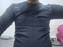 悠途（UTO）美利奴羊毛快干衣滑雪保暖時(shí)尚運動(dòng) 黑灰色上衣（男款） XL 曬單實(shí)拍圖