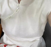 朗姿【蘭亭敘】真絲提花立領(lǐng)襯衣2025年夏新款新中式襯衫/半身裙 米白色半身裙 M 曬單實(shí)拍圖