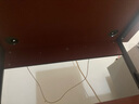 歐貿(mào)電腦桌臺(tái)式家用電競(jìng)桌椅套裝辦公桌簡(jiǎn)約書桌游戲桌書房寫字桌子 【弧邊加固K腿】炫酷黑+黑架80CM 曬單實(shí)拍圖