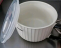 億嘉泡面碗陶瓷帶蓋學生飯盒泡面杯保鮮碗湯碗 北歐泡面杯白色 曬單實拍圖