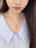 勞拉圖PT950鉑金跳動(dòng)的心項(xiàng)鏈女愛(ài)心白金吊墜七夕情人節(jié)禮物送女友老婆 鉑金o字鏈+鉑金吊墜【附帶證書】 曬單實(shí)拍圖