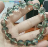 玉有情【鬼佬財神】天然綠幽靈水晶手鏈男女款招財手串轉運聚財補水禮物 曬單實拍圖