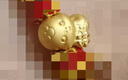 周大福龍年十二生肖掌中寶黃金吊墜轉(zhuǎn)運(yùn)珠 幸運(yùn)蛇 EOR680七夕禮物 曬單實(shí)拍圖