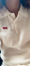Levi's李維斯新款女士美式休閑寬松白色純棉圓領(lǐng)短袖Polo衫 白色 S 曬單實(shí)拍圖