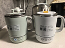 北鼎（Buydeem）多功能便攜式燒水壺電熱水壺不銹鋼恒溫小容量辦公室燒水杯 TK65迷你旅行水壺 雪地白 曬單實(shí)拍圖