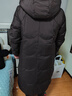 雋狐中老年羽絨服女款過(guò)膝長(cháng)款媽媽冬裝新款加厚大碼老人奶奶太太外套 深紫 3XL 【推薦121-135斤】 曬單實(shí)拍圖