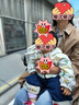 幼歌（YOUGE）嬰幼兒秋季新款寬松直筒牛仔褲柔軟時(shí)尚垂感兒童褲子潮 牛仔藍(lán)（66-90兩用襠） 90 cm 曬單實(shí)拍圖