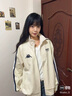 卡帕（Kappa）背靠背情侶款2025春秋季運動服夾克男士外套休閑針織開衫上衣女 黑色-990 M （推薦尺碼100-120斤） 曬單實拍圖