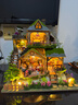 那家小屋diy小屋手工藝術(shù)森林奇遇別墅微縮積木拼裝立體解壓模型生日禮物 森林奇遇  diy小屋+防塵罩 曬單實(shí)拍圖