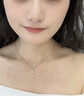 愛的約定18K彩金四葉草項(xiàng)鏈女2025新款玫瑰金生日送女友七夕情人節(jié)禮物 18K玫瑰金莫桑鉆吊墜+S925鏈 曬單實(shí)拍圖