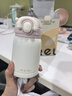 物生物（RELEA）保溫杯女士高顏值迷你口袋杯學(xué)生隨身車載便攜水杯子 春桃香粉-250ml【陶瓷覆膜內(nèi)膽】 曬單實(shí)拍圖