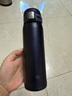 象?。╖O JIRUSHI）保溫保冷杯不銹鋼戶外防漏杯子SM-SF48深藍(lán)色480ml七夕送禮 曬單實拍圖