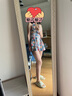 迪卡儂連體泳衣泳裙遮肚顯瘦泳裝帶胸墊花卉密語(yǔ)女XS-4813373 曬單實(shí)拍圖
