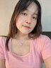 伊燦藍色水晶蝴蝶項鏈女輕奢小眾設(shè)計感鎖骨鏈2025年新款爆款高級頸鏈 藍色水晶蝴蝶項鏈 曬單實拍圖