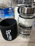 開(kāi)瑤玻璃杯便攜杯套大容量黑色600ml運(yùn)動(dòng)水杯家用茶杯杯子隨身杯 （常規(guī)款）黑色 600毫升 曬單實(shí)拍圖