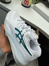 亞瑟士ASICS女鞋緩沖支撐穩(wěn)定型專業(yè)網(wǎng)球鞋 GEL-RESOLUTION X 白色/綠色 38 曬單實(shí)拍圖