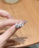 央創(chuàng  )時(shí)尚【中國黃金】銀耳釘女生女耳飾耳環(huán)耳墜生日禮物女生小眾高級S925 曬單實(shí)拍圖