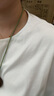 無(wú)印良品（MUJI）女式?jīng)龈蟹雷贤饩€(xiàn)蝙蝠袖T恤 短袖上衣打底衫女款涼感物語(yǔ)硬核防曬 白色 L (165/88A) 曬單實(shí)拍圖