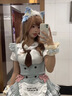 韓菲奴夏季可愛(ài)學(xué)院風(fēng)doll感Lolita裙條紋襯衣收腰顯瘦馬甲蓬蓬裙三件套 襯衣+馬甲+短裙【三件套送領(lǐng)帶】 XL 【建議126斤-135斤】 曬單實(shí)拍圖