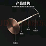賈恩斯貓眼堵孔神器防盜門洞裝飾蓋補(bǔ)遮擋遮孔補(bǔ)木洞門鎖堵孔器門孔堵洞 紅銅堵孔器（50mm） 防盜/防撬/防偷窺 曬單實(shí)拍圖
