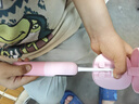 拜爾（BAIR）K6兒童電動牙刷充電式掃振滅菌殺菌3-6-10-12-16歲以上小孩寶寶小學(xué)生男女童軟毛聲波自動 送孩子 粉色-滅菌款 曬單實(shí)拍圖