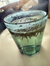 康寧2頭耐熱湖綠色玻璃水杯牛奶杯啤酒杯飲料杯茶杯 可進(jìn)微波爐蒸烤箱 2件套水杯 曬單實拍圖