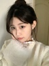 唯一（Winy）999純銀耳釘送老婆生日七夕情人節(jié)禮物女生顯氣質(zhì)高級感耳環(huán)飾 曬單實拍圖