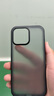 藍(lán)猩先生適用蘋果16promax手機(jī)殼iPhone16promax保護(hù)套磨砂護(hù)甲超薄防摔保護(hù)殼 典雅黑  曬單實(shí)拍圖