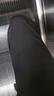 回力七分褲夏季男短褲速干冰絲休閑褲子男運動薄款透氣男褲黑色3XL 曬單實拍圖