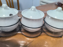 友來福陶瓷調(diào)味罐調(diào)料盒辣椒罐家用廚房鹽罐調(diào)料罐調(diào)味盒調(diào)料盒組合裝 三個裝（配勺配收納架） 240ml 曬單實拍圖