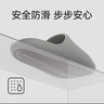 優(yōu)調(diào)踩屎感拖鞋男厚底大碼居家防臭浴室洗澡防滑涼拖鞋夏季 淺灰43-44 曬單實(shí)拍圖