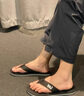 Lee人字拖男2025夏季新款防滑沙灘涼拖鞋男士夾腳拖鞋 黑色 42 (260mm) 曬單實拍圖